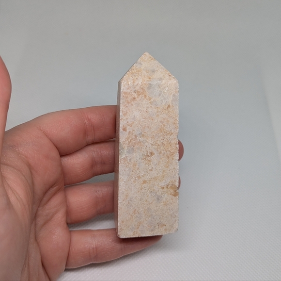 Peachy Pink‎ Amethyst Genuine Crystal Tower - Picture 7 of 7